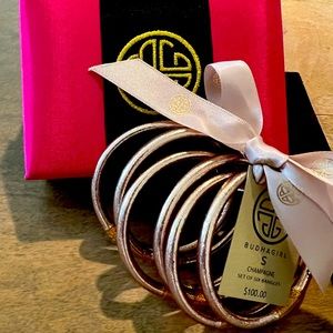 Budha Girl Champagne Bracelets w/ Box & Tags Small